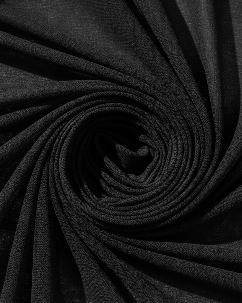 Black Mesh Bodycon Side Drawstring Detail Midi Dress