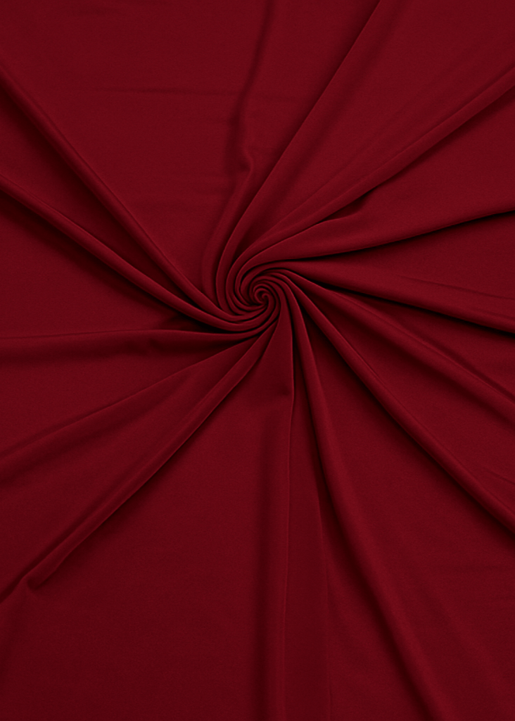 Wine Cowl Neckline Figure-Flattering Spaghetti Strap Dress