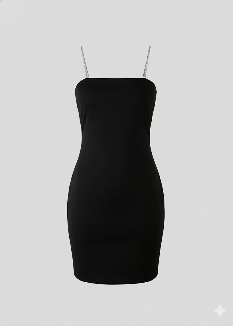 Diamond Straps Bodycon Mini Dress