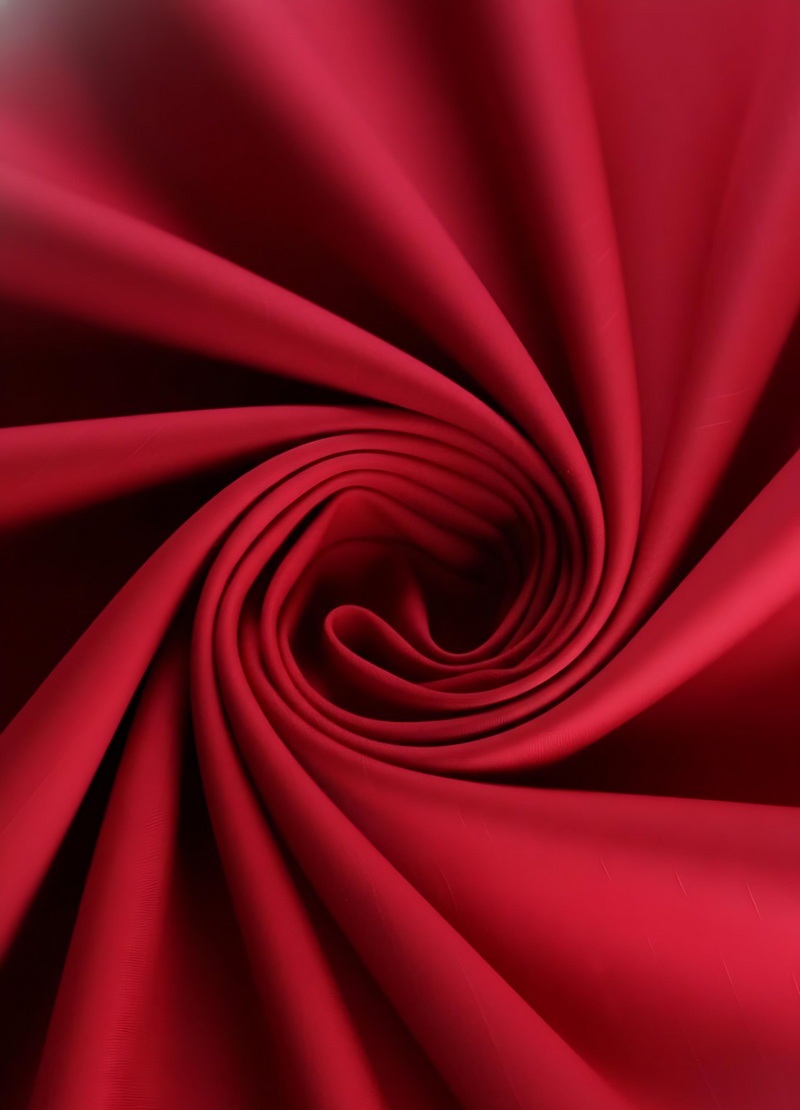 Red Embellished Deep V-Neck Flare Mini Dress