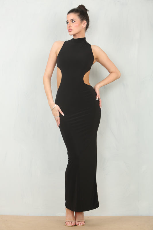 Striking Open Back Maxi Dress