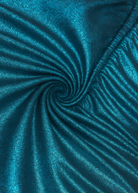 Black Petrol Metallic Sequin Full-Length Silhouette Fit Maxi Dress