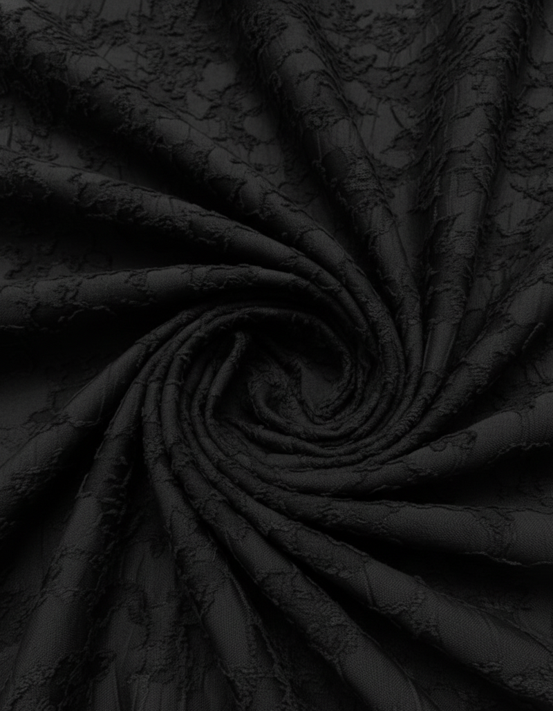 Black Thin Adjustable Straps Jacquard Bodycon Formal Evening Maxi Dress