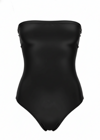 Slim Fit Strapless Bandeau Corset Bodysuit