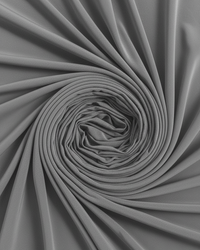 Grey Cowl Neckline Figure-Flattering Spaghetti Strap Dress