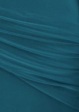 Side Ruching Bodycon Full-Sleeve Jersey Evening Gown