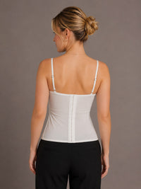 Ivory Lace Corset Cami Top