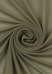 Olive Green Ruched One Shoulder High Slit Maxi Dress