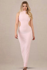 Maxi Dress in Slinky Fabric - Maxi Dress - Avinci