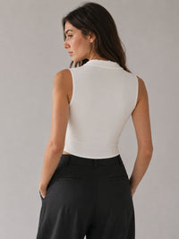 White Lace Tie-Neck Corset Top – Elegant Occasion Edition