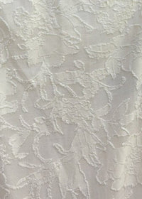 Detailed jacquard fabric texture of A-line adjustable straps maxi dress