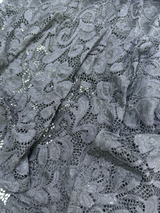 Fishtail style hem off shoulder slim fit lace midi dress, elegant feminine cocktail dress with lace fabric details