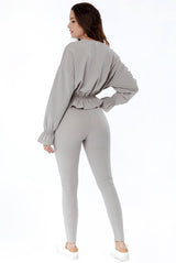 Loungewear Set for Women Two-piece Grey