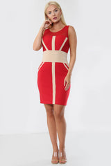 Women Red Bodycon Dress | Avinci